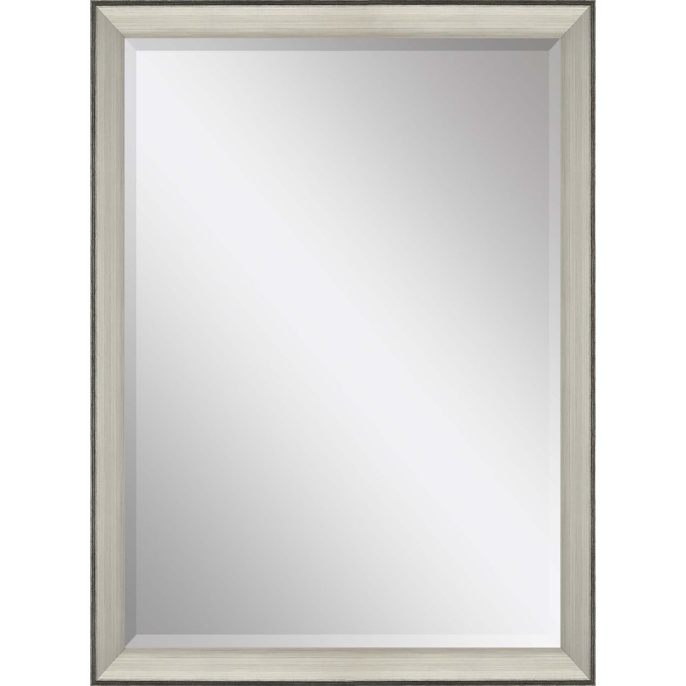 Silver Framed Accent Mirror - 40-inch