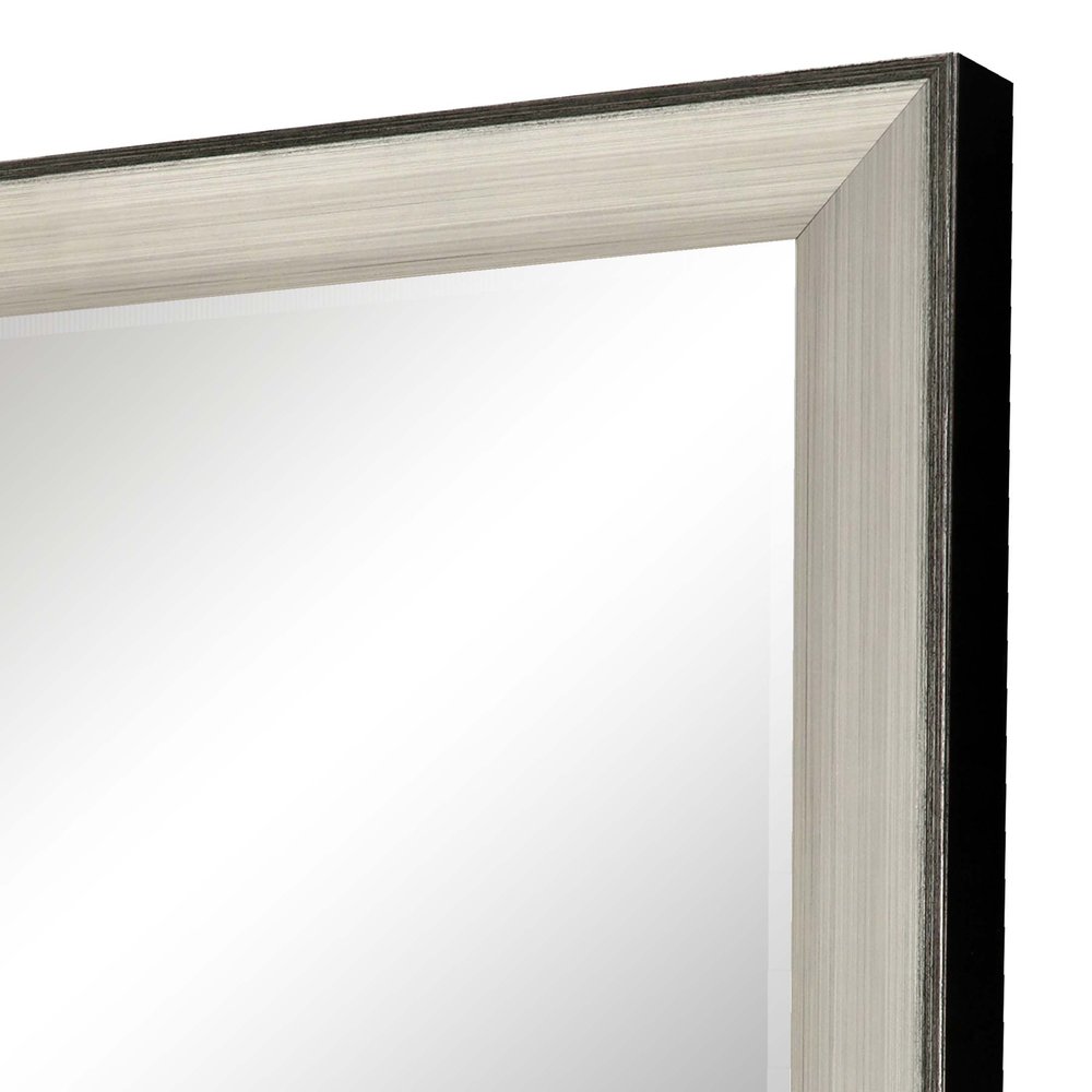 Silver Framed Accent Mirror - 44-inch