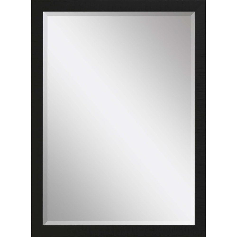Black Framed Accent Mirror - 39-inch
