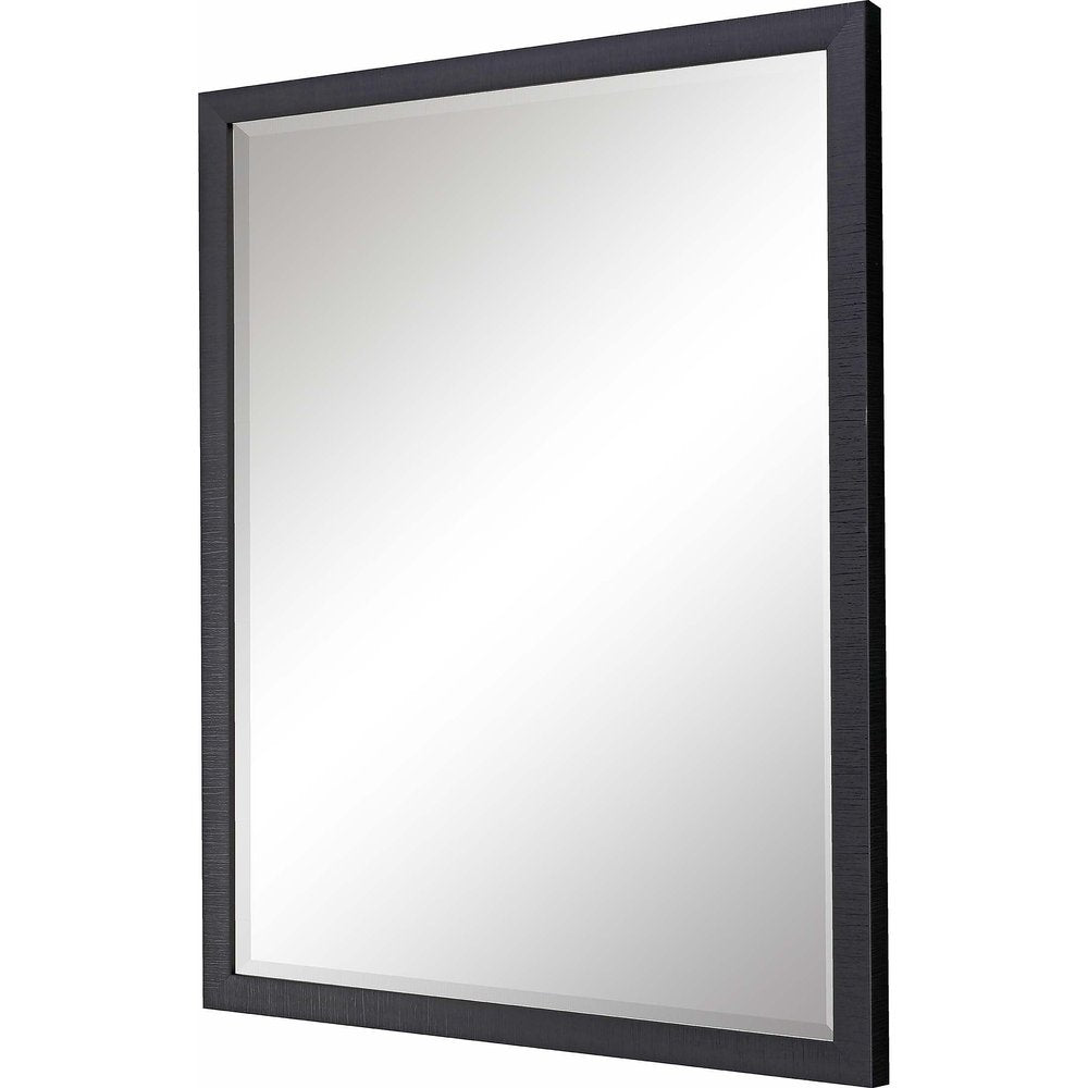 Black Framed Accent Mirror - 39-inch