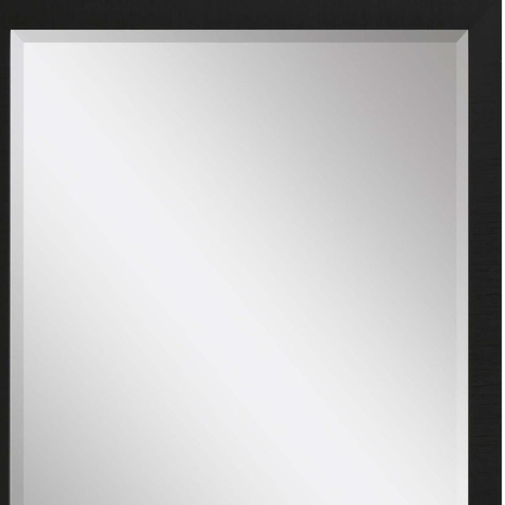Black Framed Accent Mirror - 39-inch