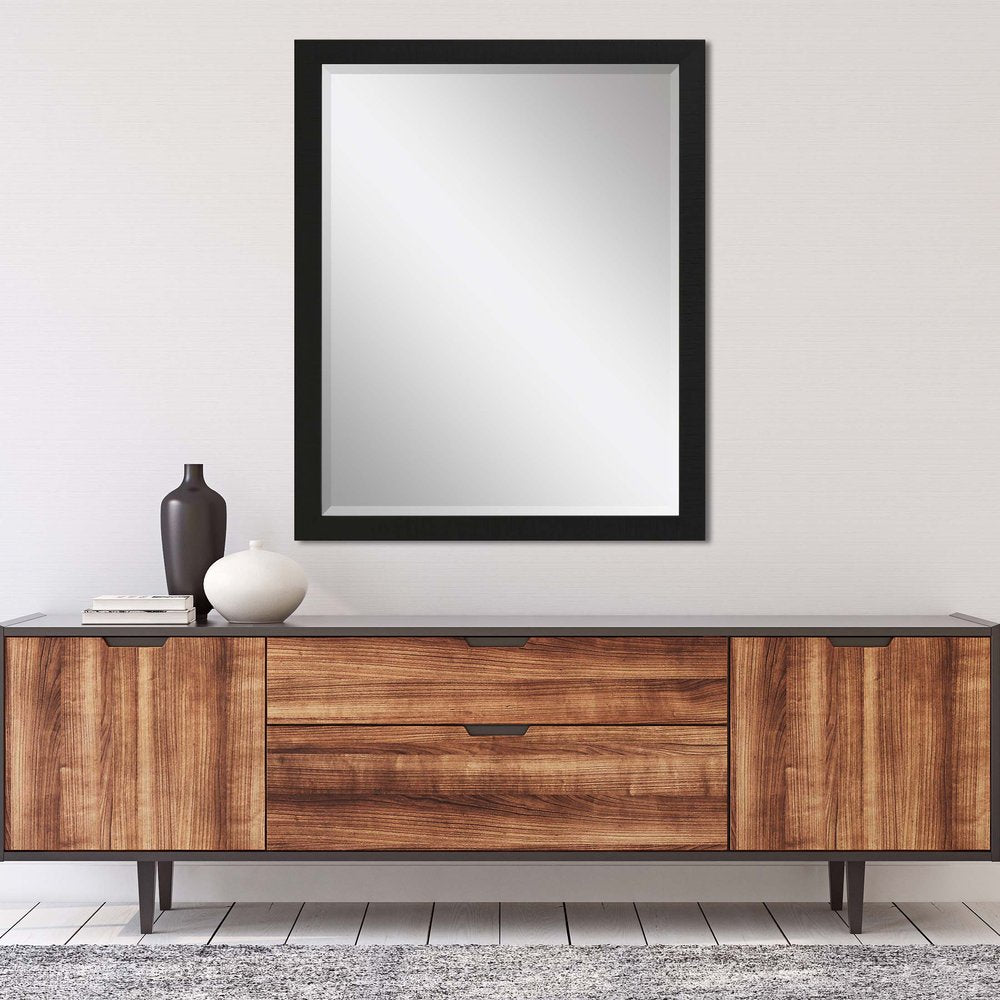 Black Framed Accent Mirror - 43-inch