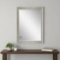 Silver Solid Wood Framed Accent Mirror - 41-inch