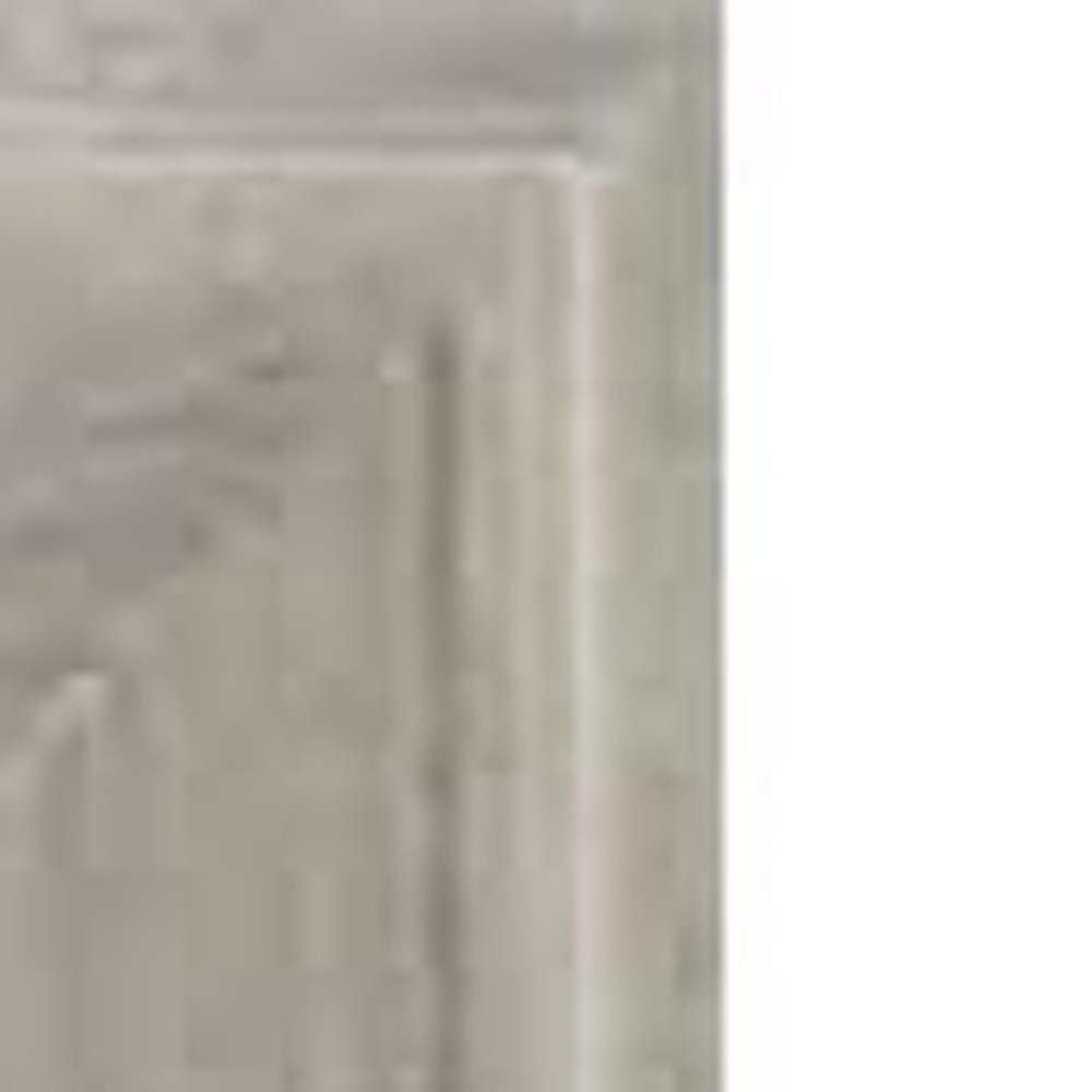 Silver Solid Wood Framed Accent Mirror - 53-inch