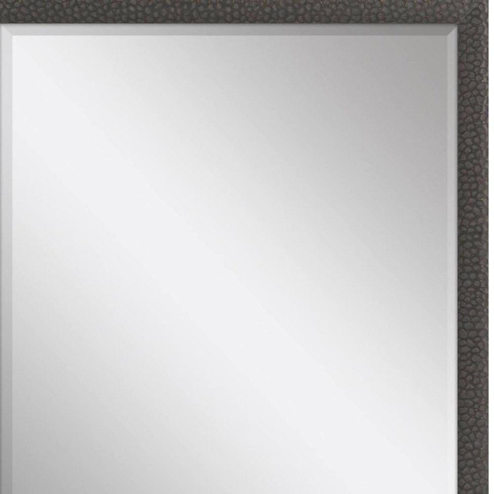 Dark Brown Solid Wood Framed Accent Mirror - 51-inch