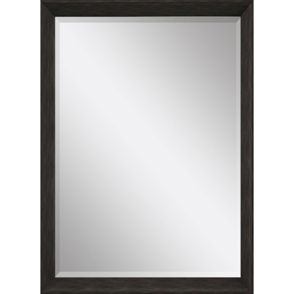 Dark Brown Framed Accent Mirror - 40-inch