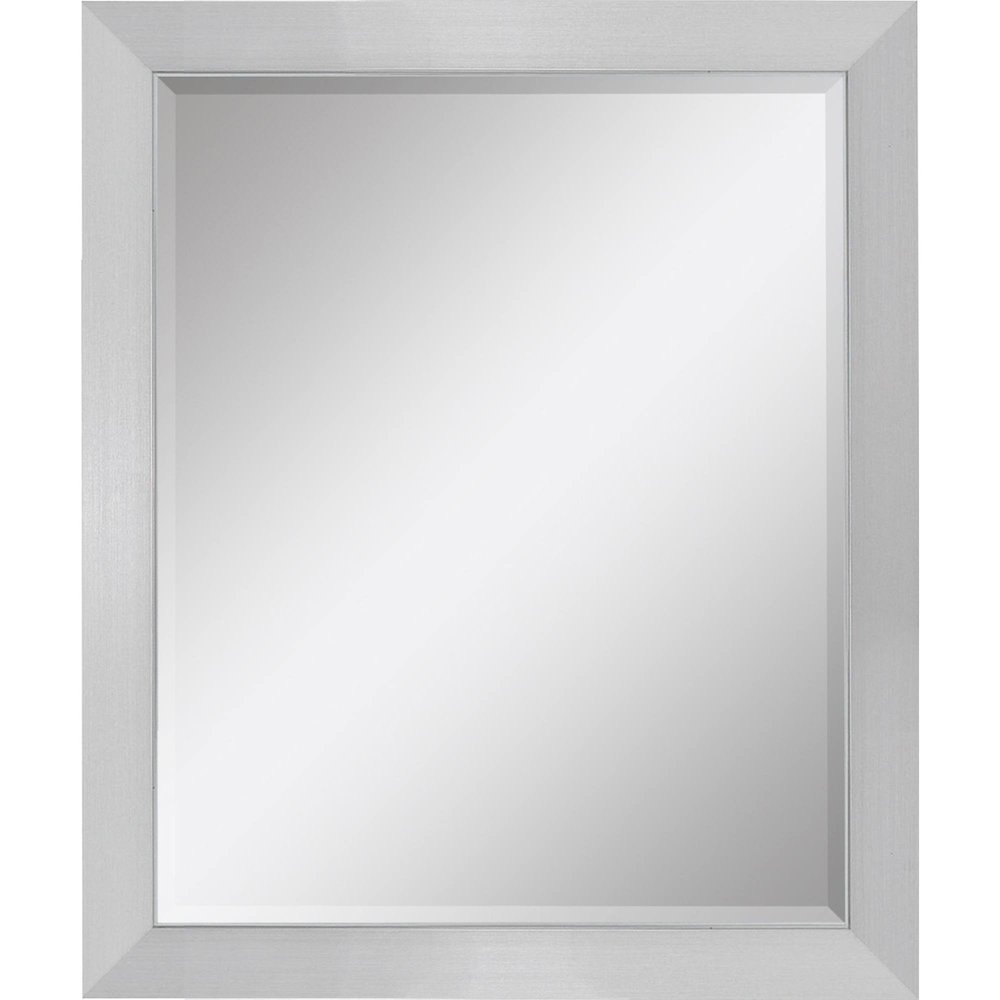 Silver Framed Accent Mirror - 32-inch