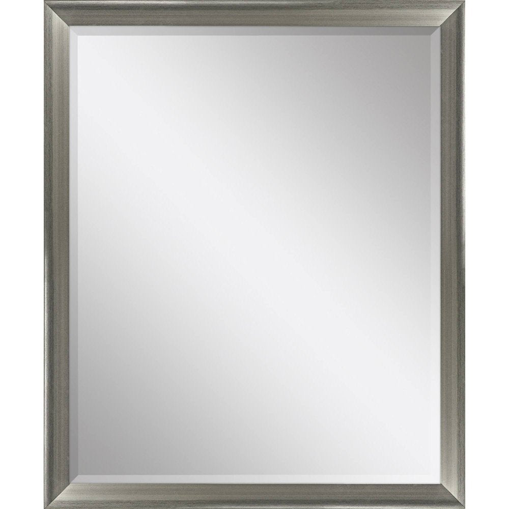 White Framed Accent Mirror - 44-inch