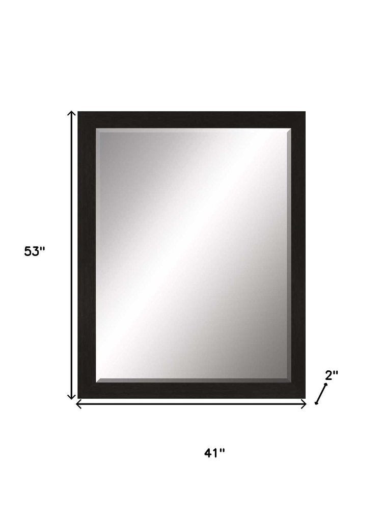 Dark Brown Accent Mirror - 53-inch