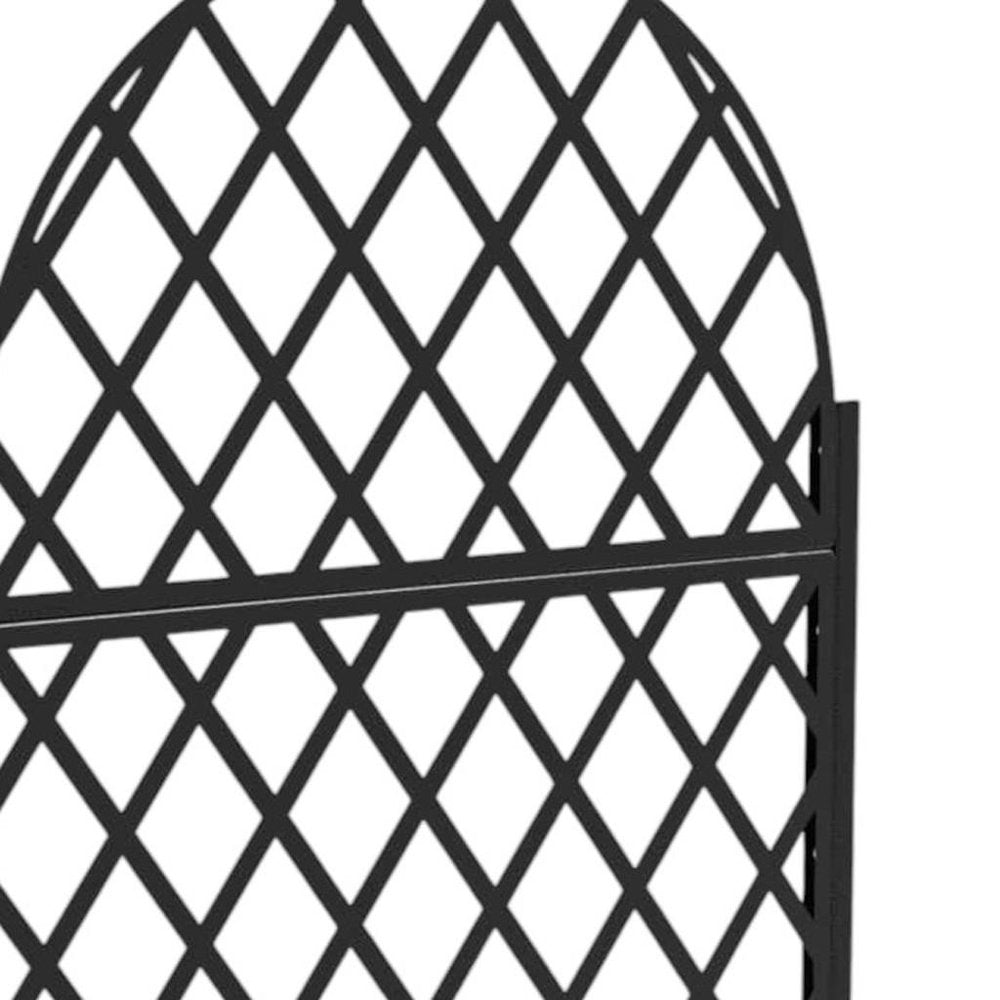 Black Metal Rectangular Planter Box - 72 X 35-inch