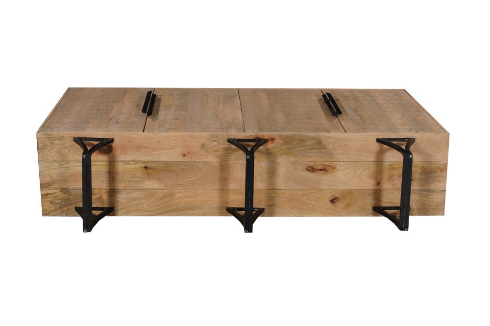 Beige Solid Wood Carved Geometric Sideboard with Four Doors - 84-inch