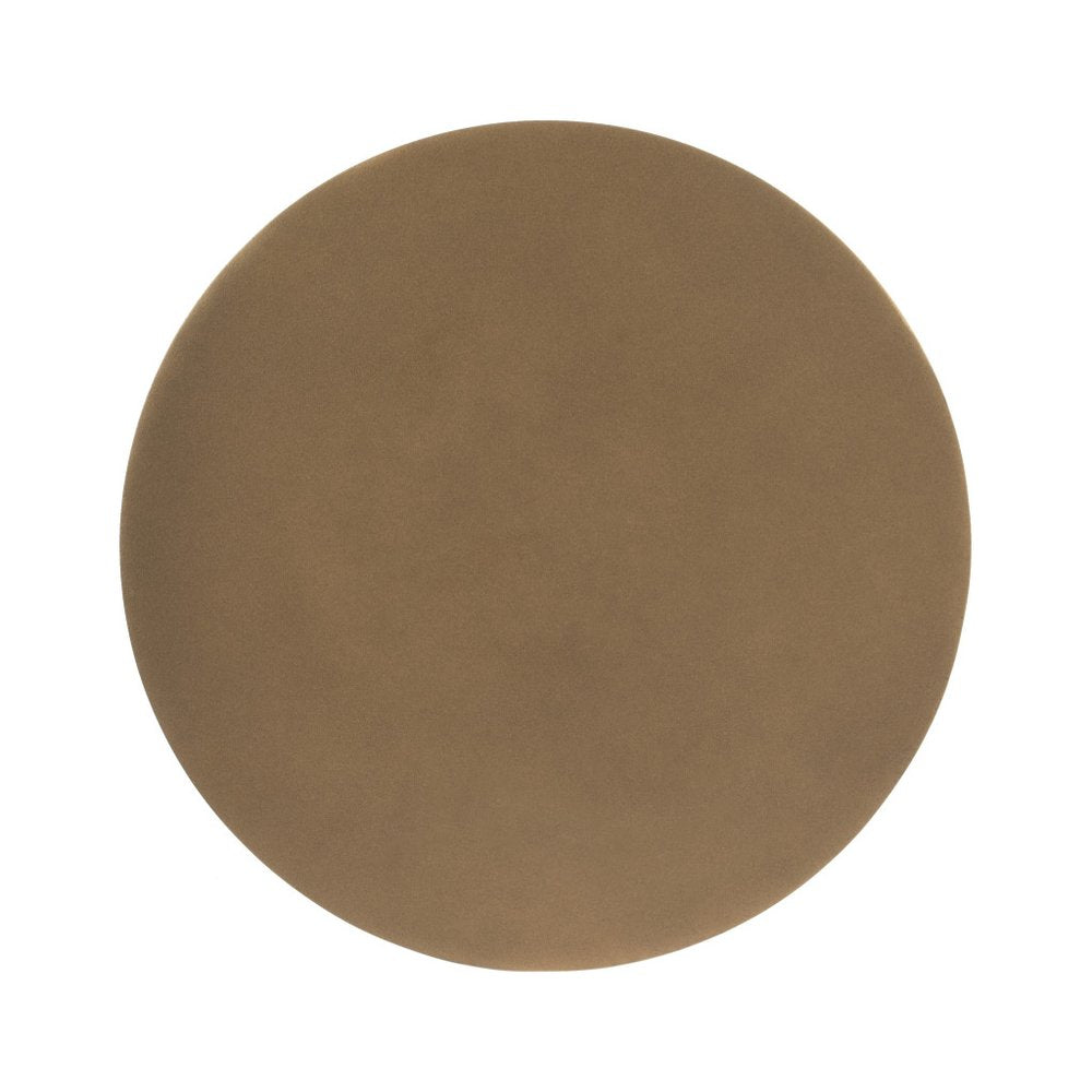 Bronze Aluminum Round Drink Size Pedestal End Table - 19-inch