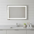 Clear Lighted Frameless Bathroom Vanity Mirror - 24-inch