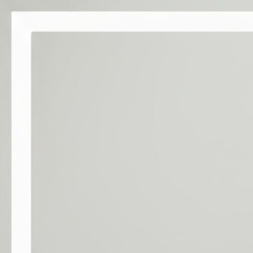 Clear Lighted Frameless Bathroom Vanity Mirror - 20-inch