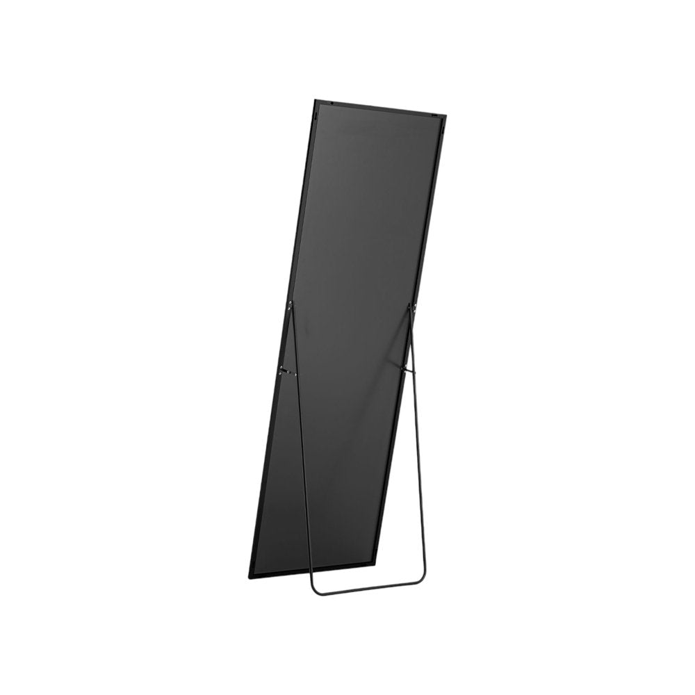 Black Metal Freestanding and Wall Mount Framed Full Length Mirror - 63-inch