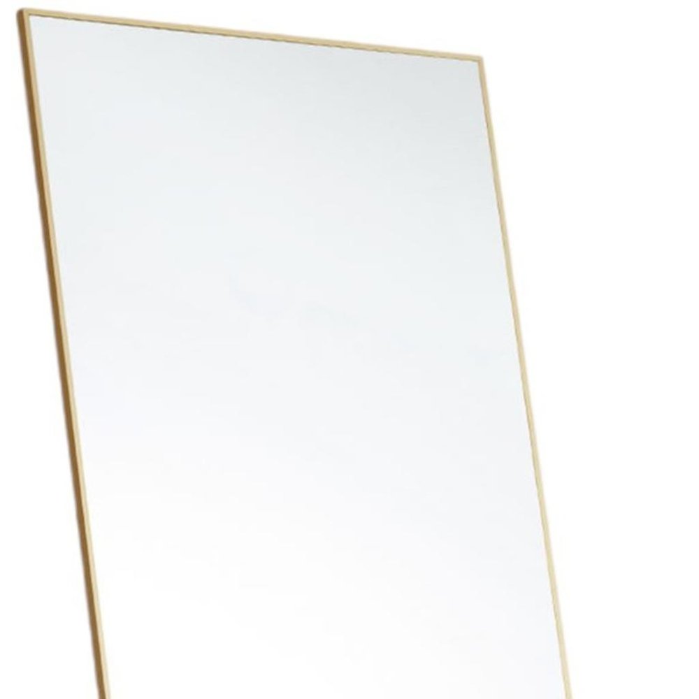 Gold Metal Freestanding and Wall Mount Framed Full Length Mirror - 63-inch