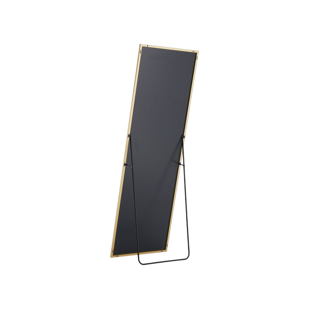 Gold Metal Freestanding and Wall Mount Framed Full Length Mirror - 63-inch