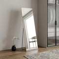 Gold Metal Freestanding and Wall Mount Framed Full Length Mirror - 63-inch