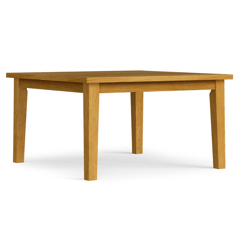 Oak Wood Square Dining Table - 54-inch