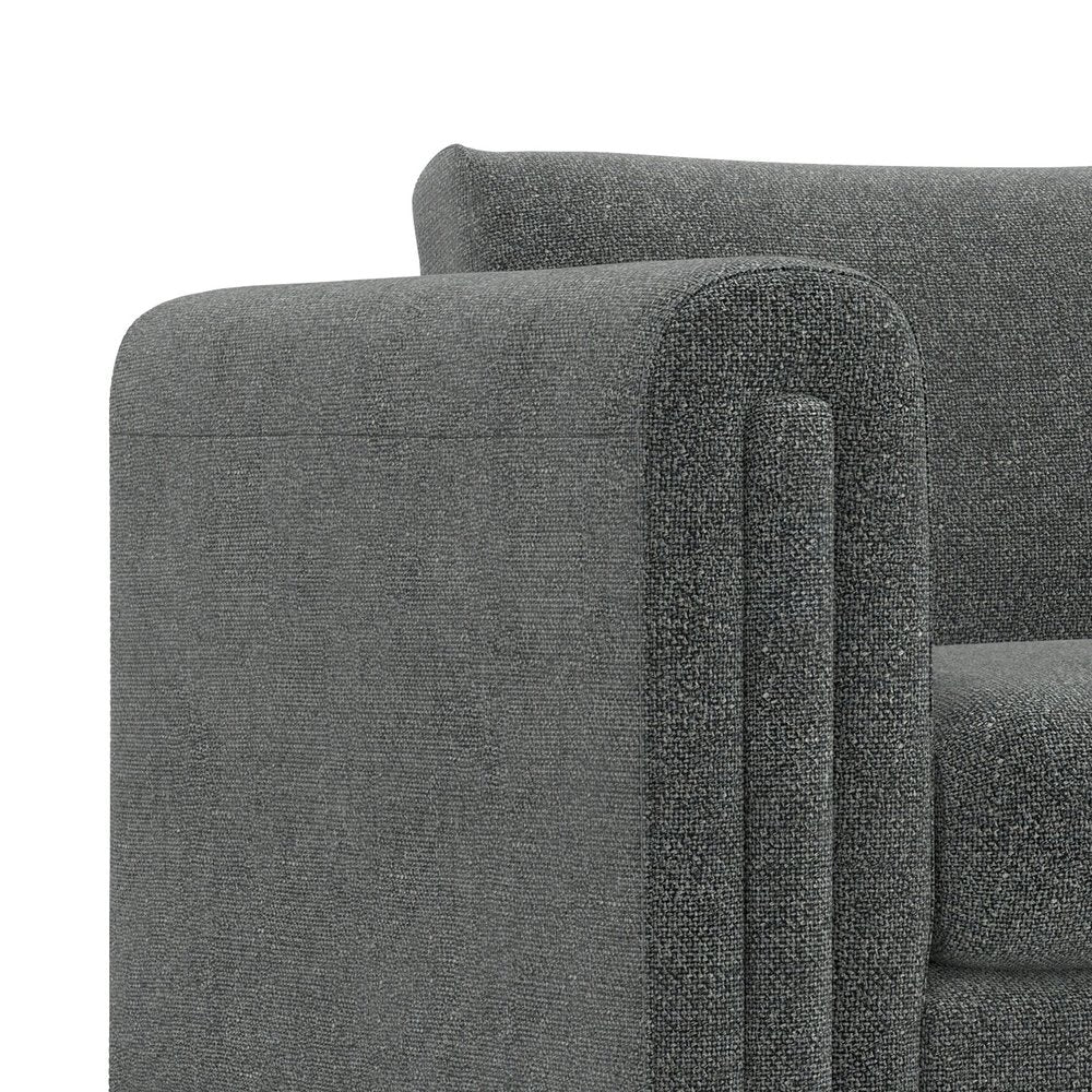 Dark Gray Fabric Sofa - 61-inch