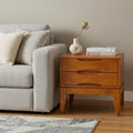 Brown Wood Square End Table - 20-inch