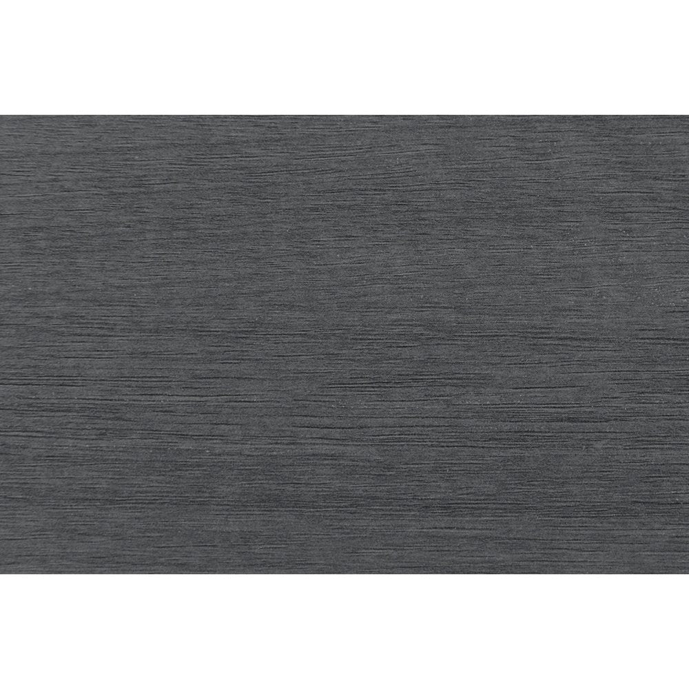 Black and Gray Wood Square Two Drawer Nightstand - 23-inch