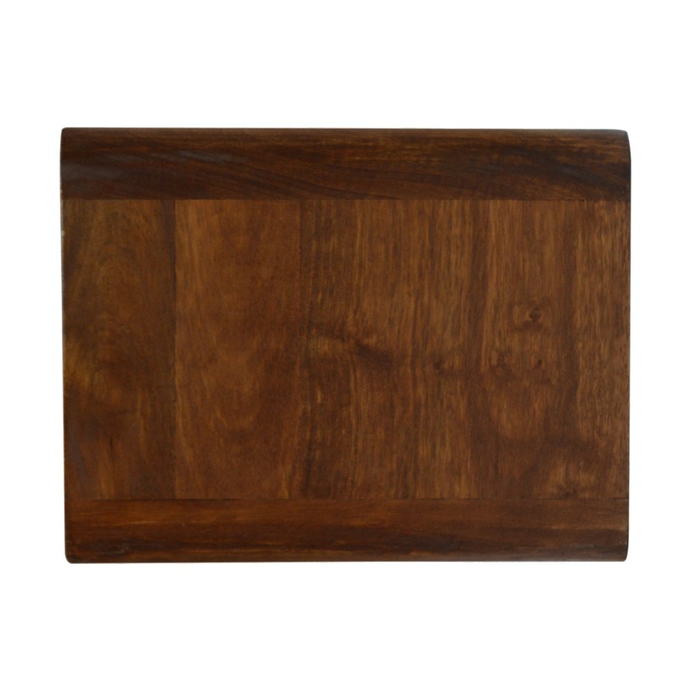 Brown Solid Wood Floating Nightstand - 18-inch