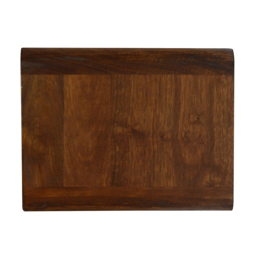 Chestnut Solid Wood One Drawer Floating Nightstand - 18-inch