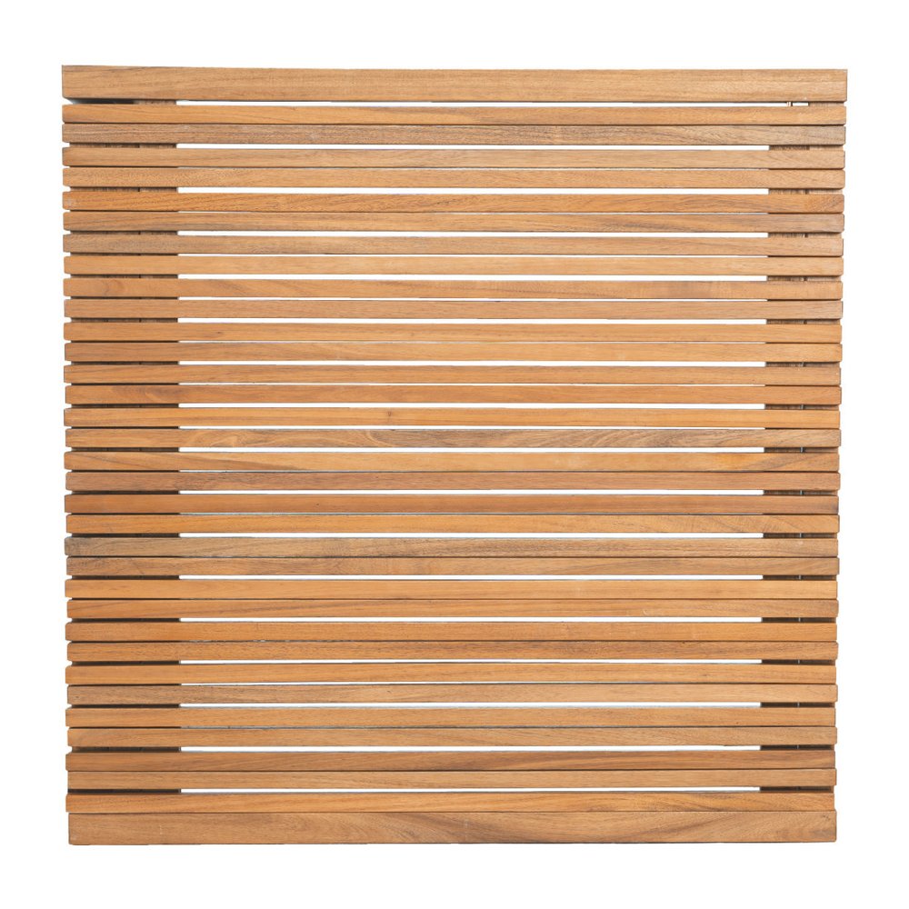 Natural Solid Wood Extendable Outdoor Dining Table - 60-inch