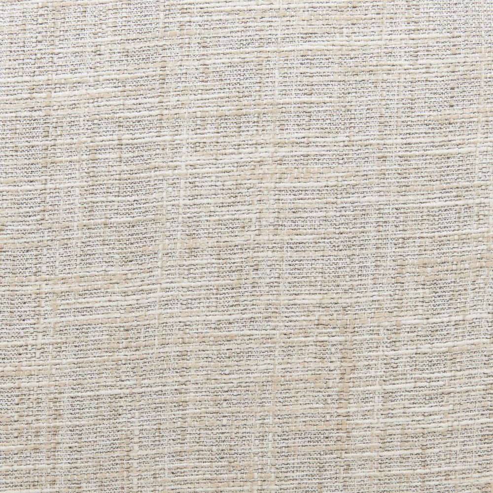 Beige and White Open Back Dining Side Chair