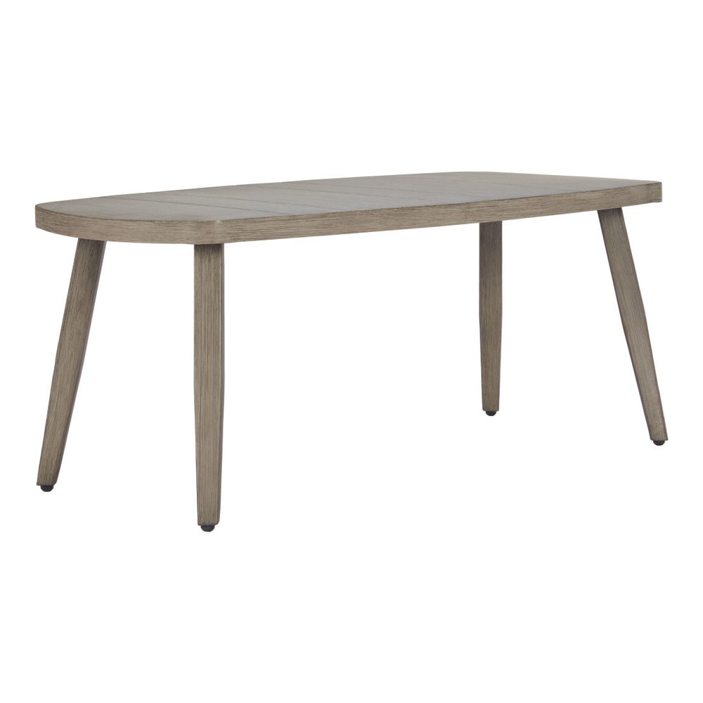 Brown Aluminum Outdoor Coffee Table - 43-inch