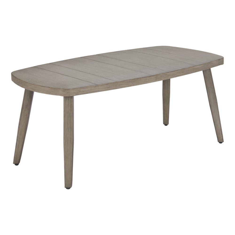 Brown Aluminum Outdoor Coffee Table - 43-inch