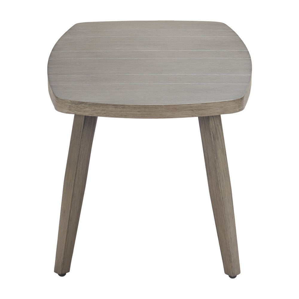 Brown Aluminum Outdoor Coffee Table - 43-inch