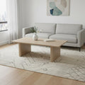 Natural Aluminum Outdoor Coffee Table - 48-inch