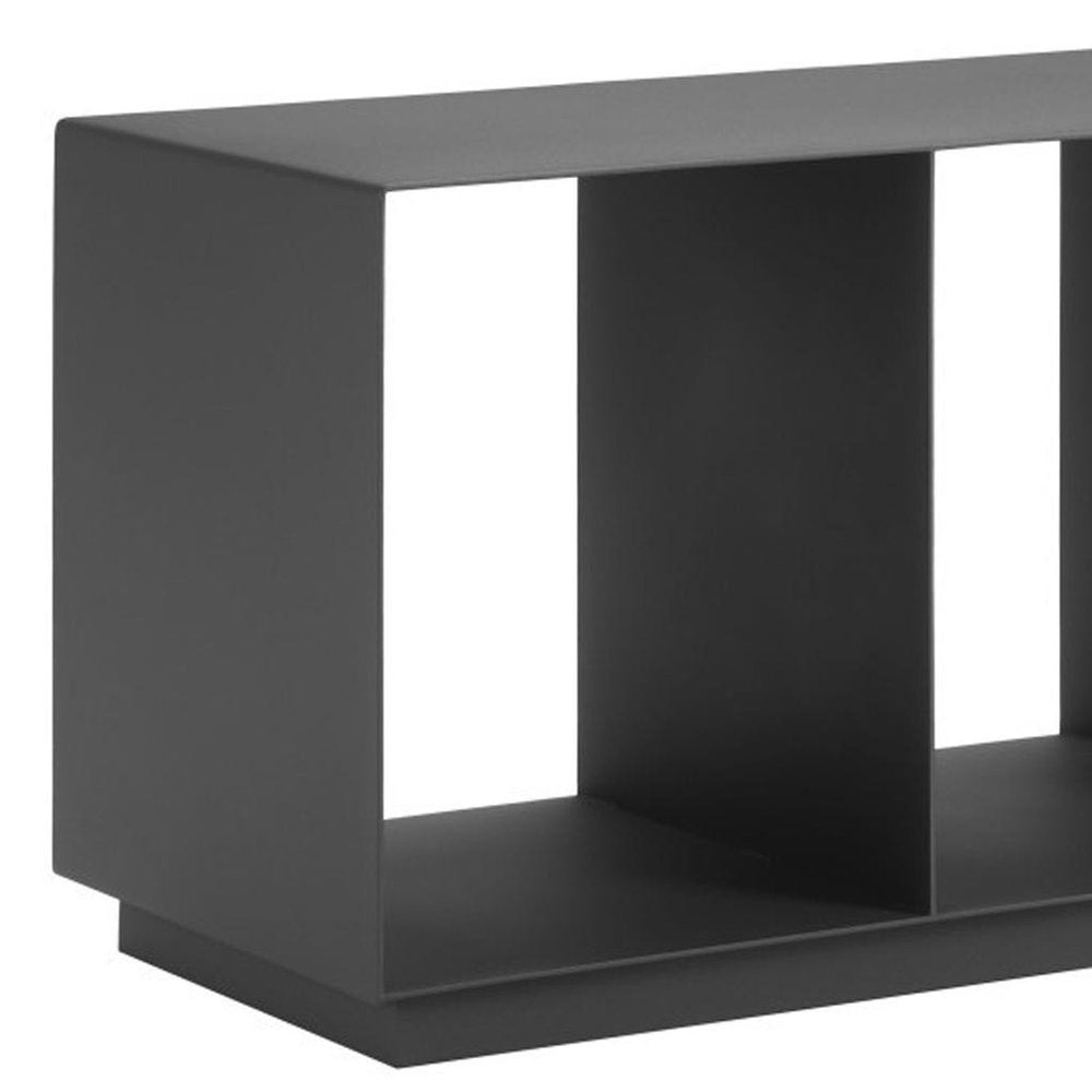 Charcoal Aluminum Outdoor Coffee Table - 36-inch