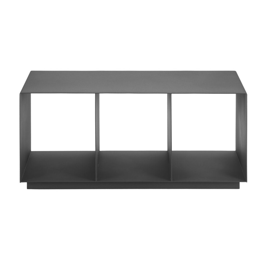 Charcoal Aluminum Outdoor Coffee Table - 36-inch