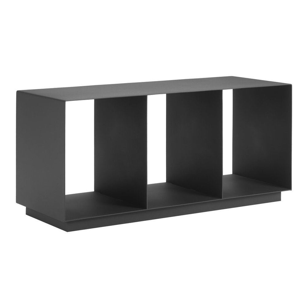 Charcoal Aluminum Outdoor Coffee Table - 36-inch