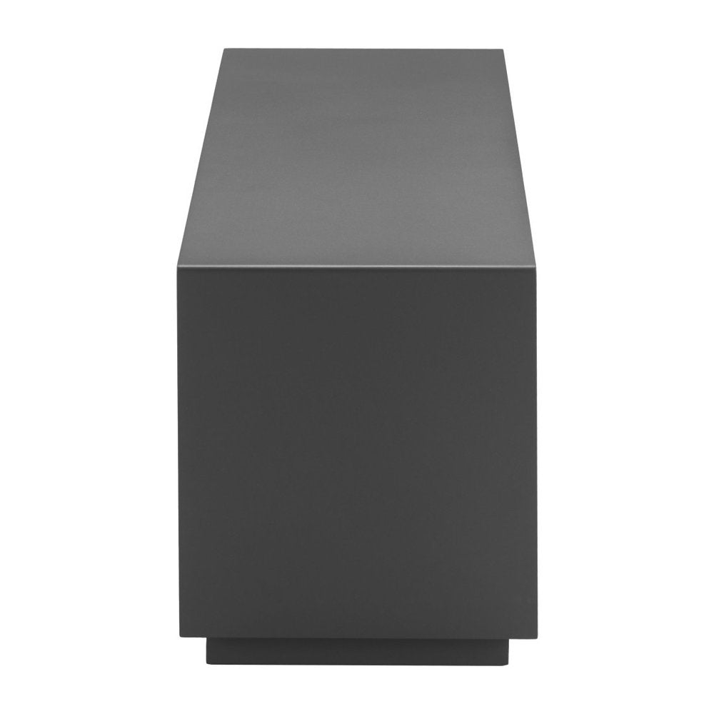 Charcoal Aluminum Outdoor Coffee Table - 36-inch