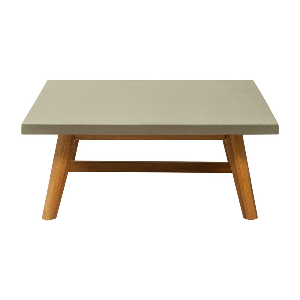 Gray Concrete Outdoor Coffee Table - 36-inch