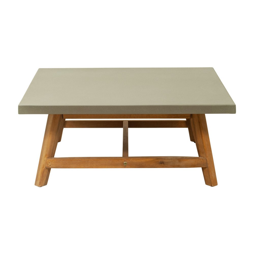 Gray Concrete Outdoor Coffee Table - 36-inch