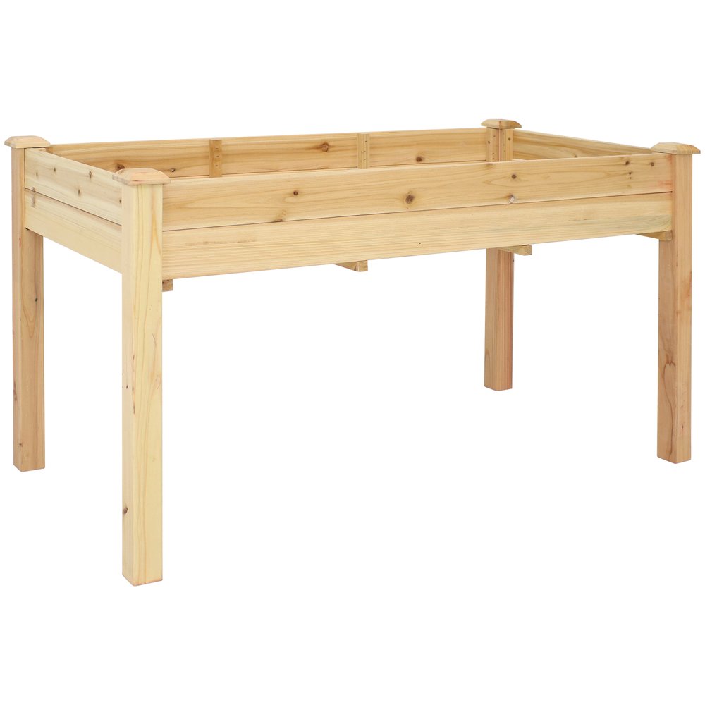 Natural Rectangular Raised Garden Bed - 49 X 25-inch