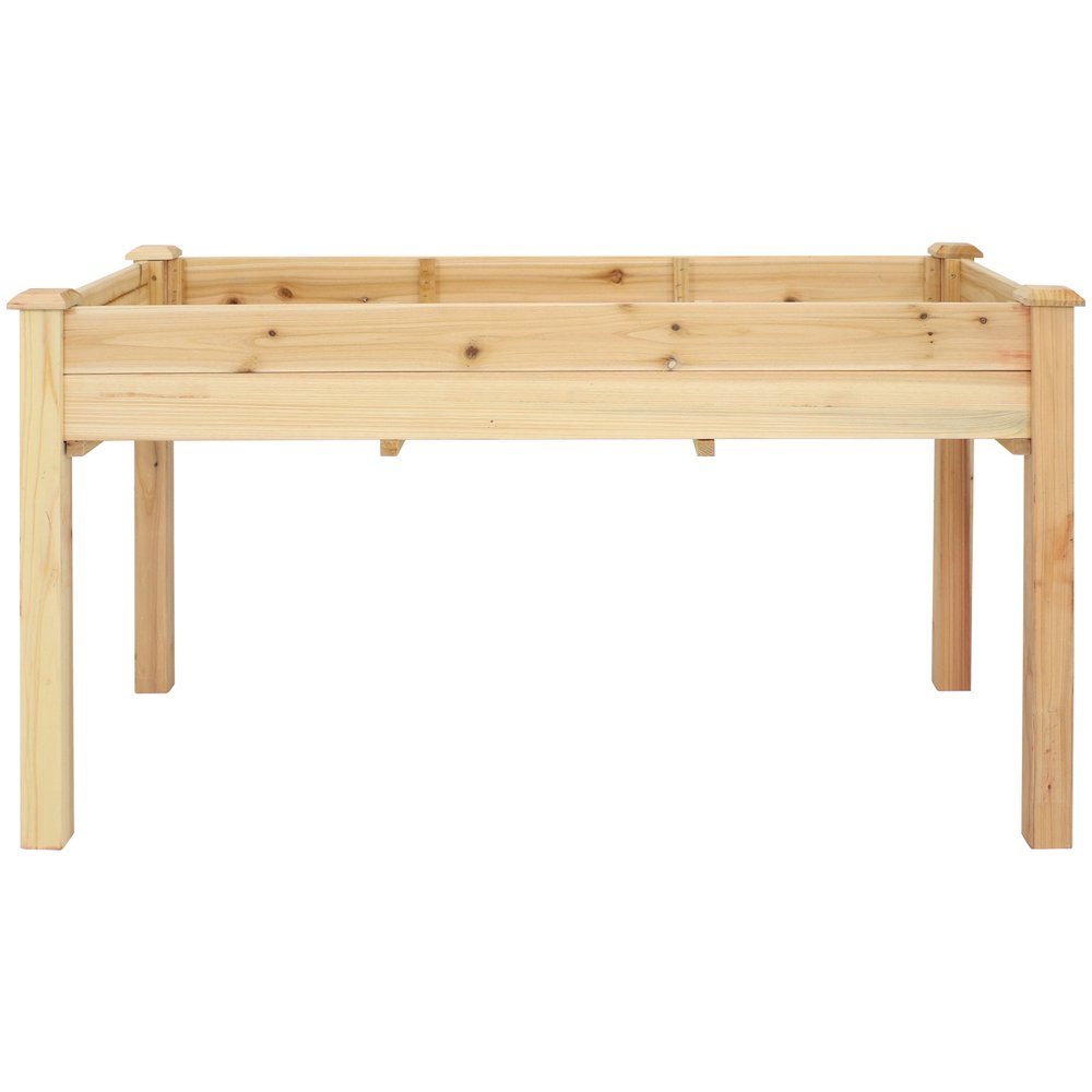 Natural Rectangular Raised Garden Bed - 49 X 25-inch