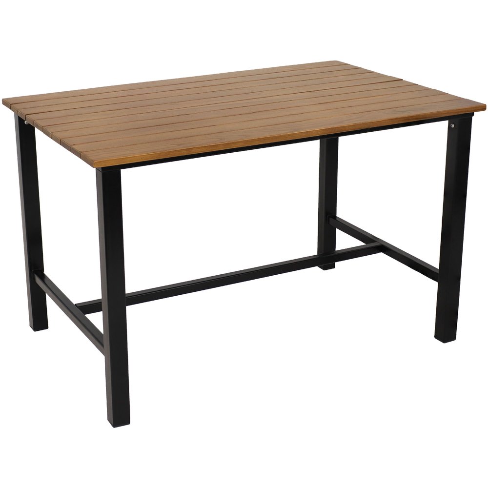 Brown Solid Wood Outdoor Dining Table - 47-inch
