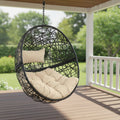Yellow Steel Outdoor Egg Chair - 38-inch