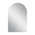 White Arch Lighted Frameless Bathroom Vanity Mirror - 38-inch