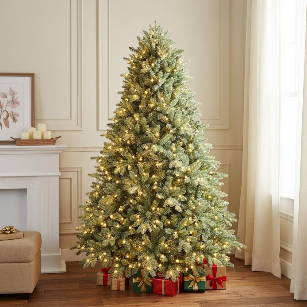 5' Pre Lit Full Spruce Christmas Tree
