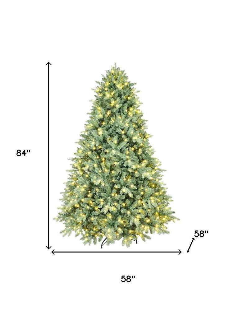 5' Pre Lit Full Spruce Christmas Tree