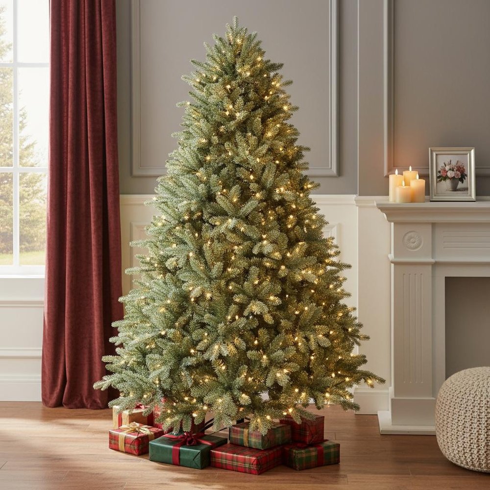 5' Pre Lit Full Spruce Christmas Tree