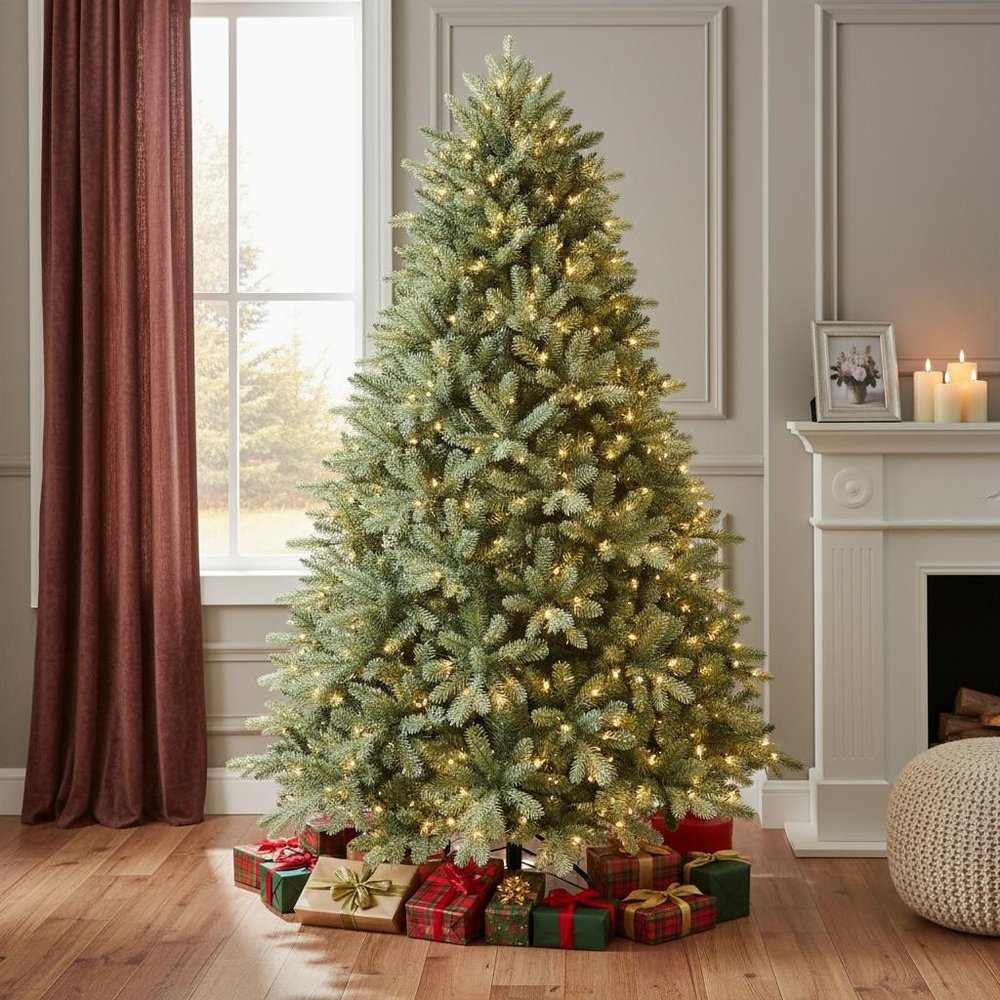 5' Pre Lit Full Spruce Christmas Tree