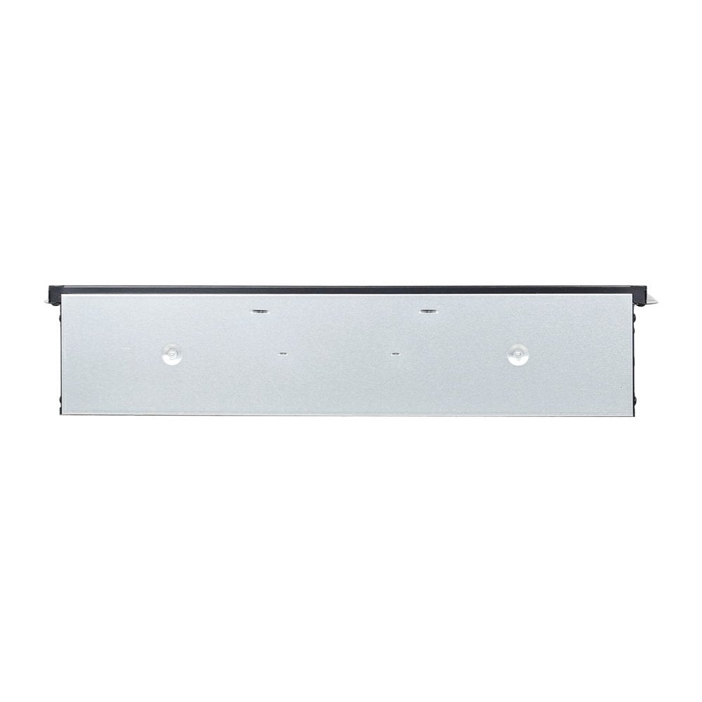 Black Metal Electric Fireplace - 24-inch